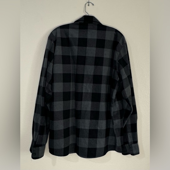 Wrangler Authentics Men's Fleece Shirt Sz L - Picture 2 of 5